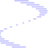 A series of light purple horizontal bars arranged in a swirling, spiral pattern against a white background.