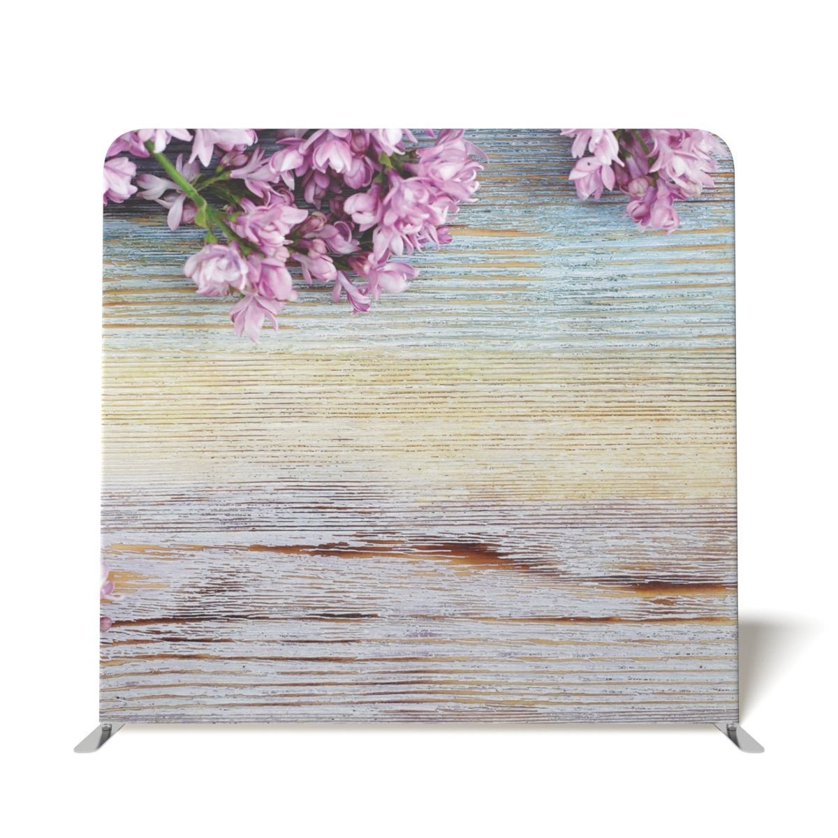 Wooden With Pink Flowers 2
