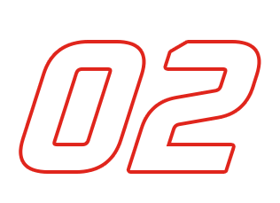 The number 02 is written in red on a white background.