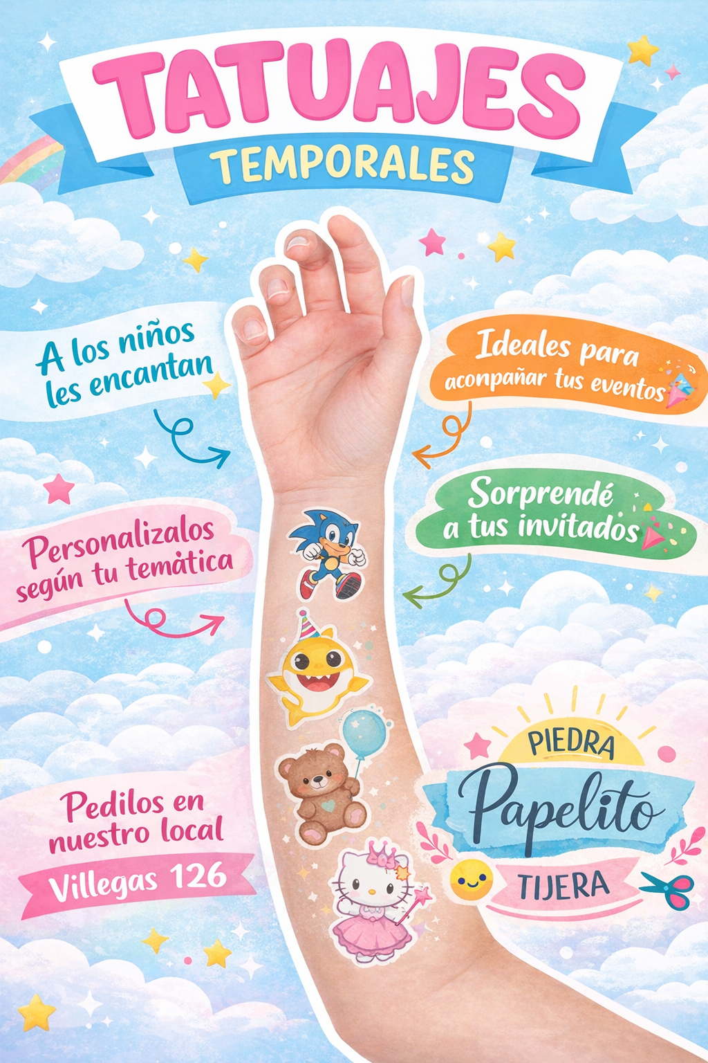 TATUAJES TEMPORALES