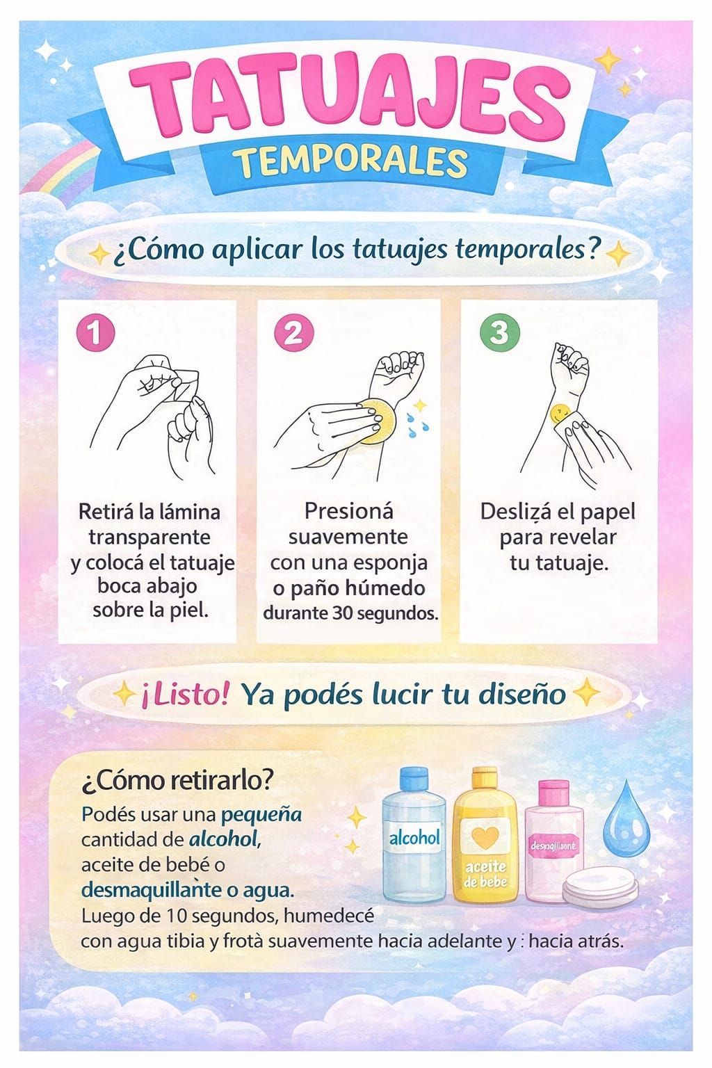 TATUAJES TEMPORALES