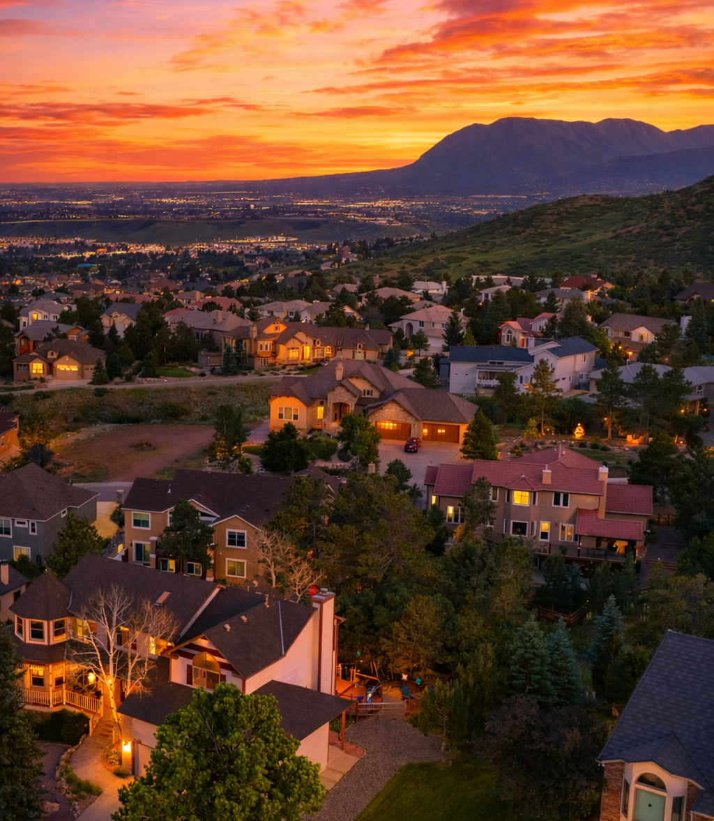 Cherry Hills Village, CO mountains and mansions Cherry Hills Village, CO mountains and mansions