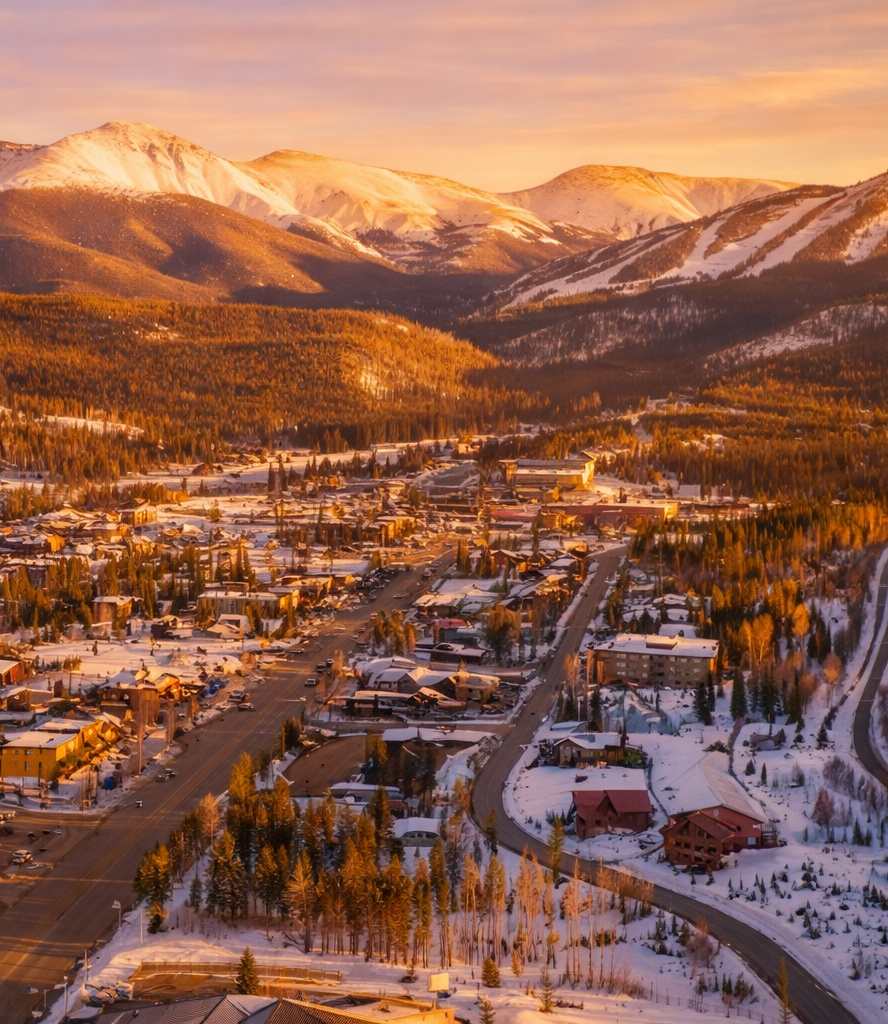 Winter Park, CO from above