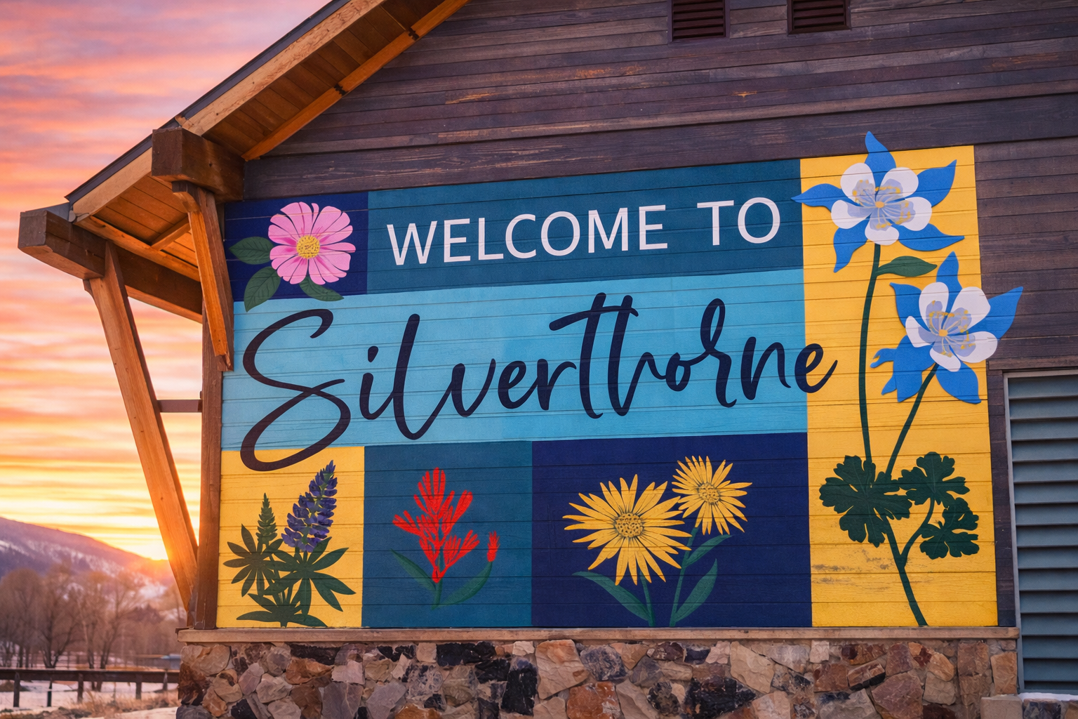 Welcome to Silverthorne, CO sign Welcome to Silverthorne, CO sign