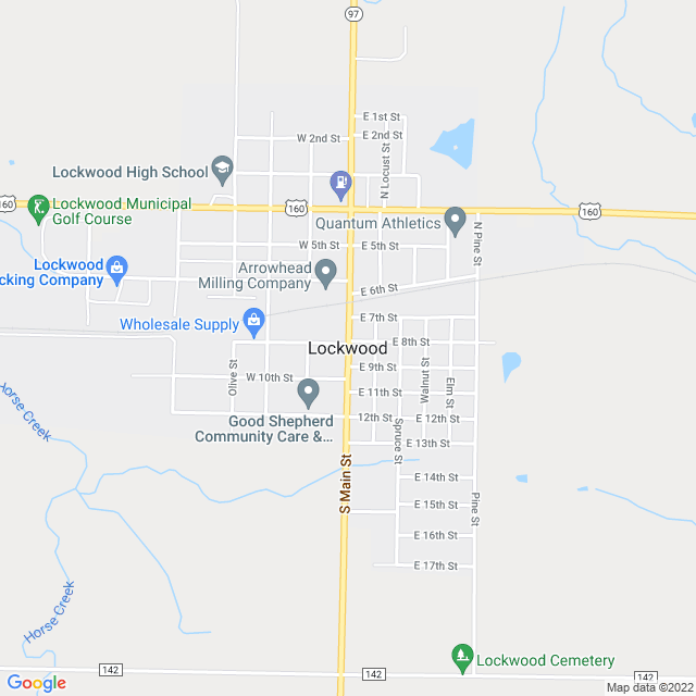 Map of business location