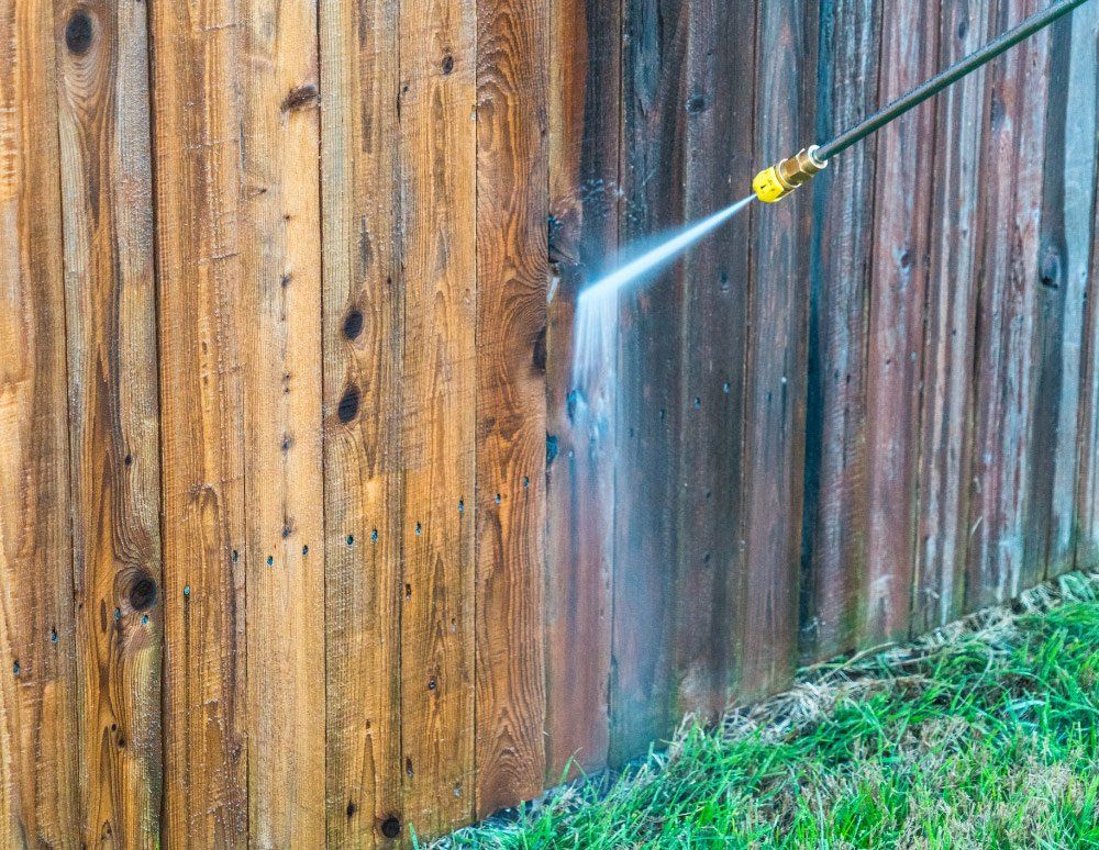 Power Washing Wooden Fence — Ingram, TX — Dean's Painting Tony Power Washing Wooden Fence — Ingram, TX — Dean's Painting Tony