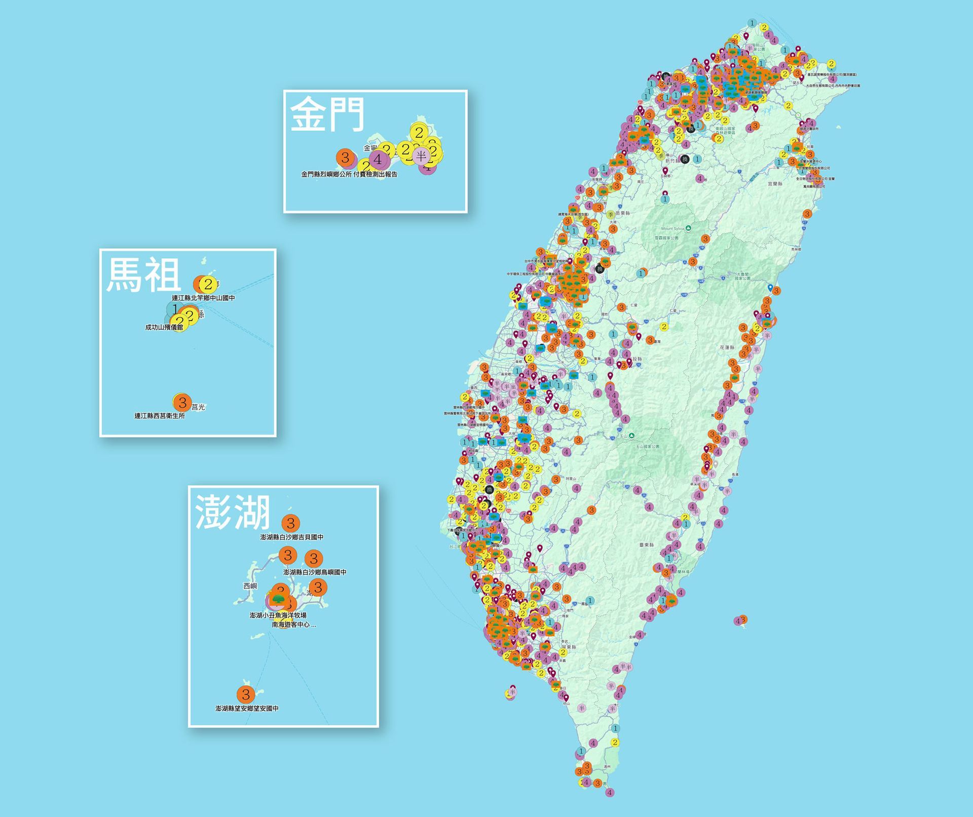 凱樂斯 AED 服務實績：深入台澎金馬每一角，使命必達，全台政府機關、學校與企業合作客戶