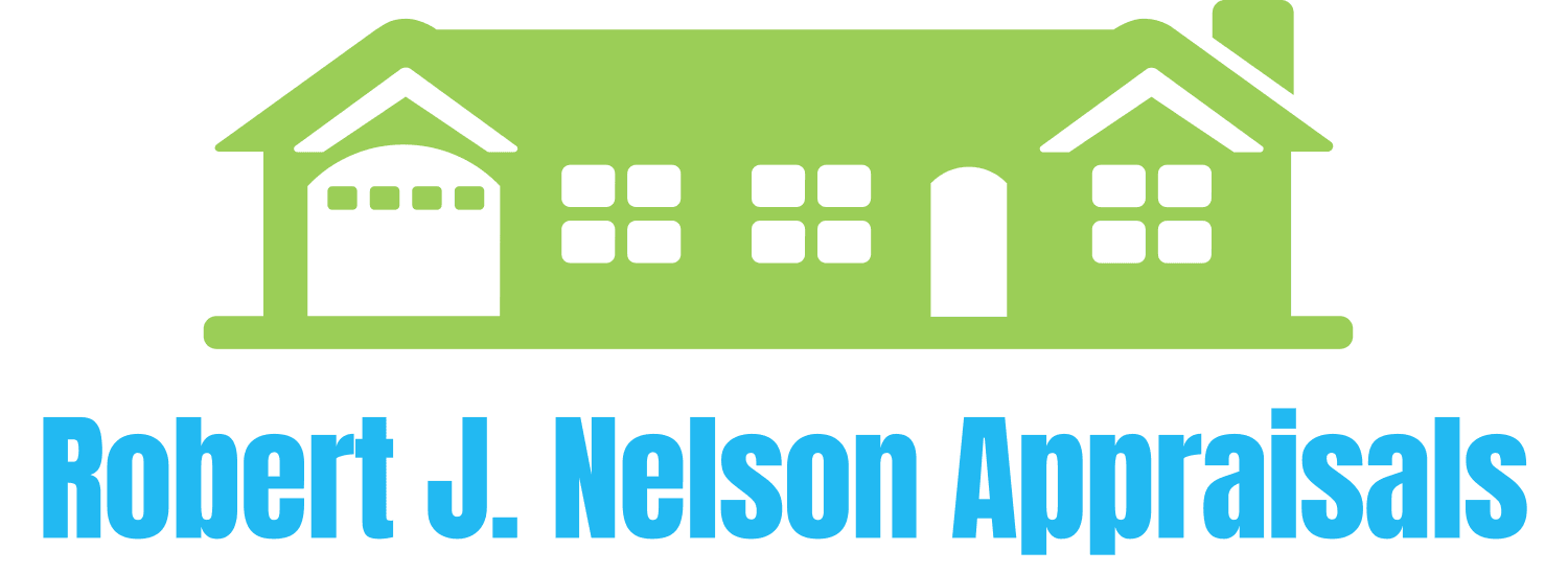 A logo for accurate value real estate appraisals