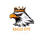 White eagle head logo wearing a gold crown above &ldquo;EAGLE EYE&rdquo; text