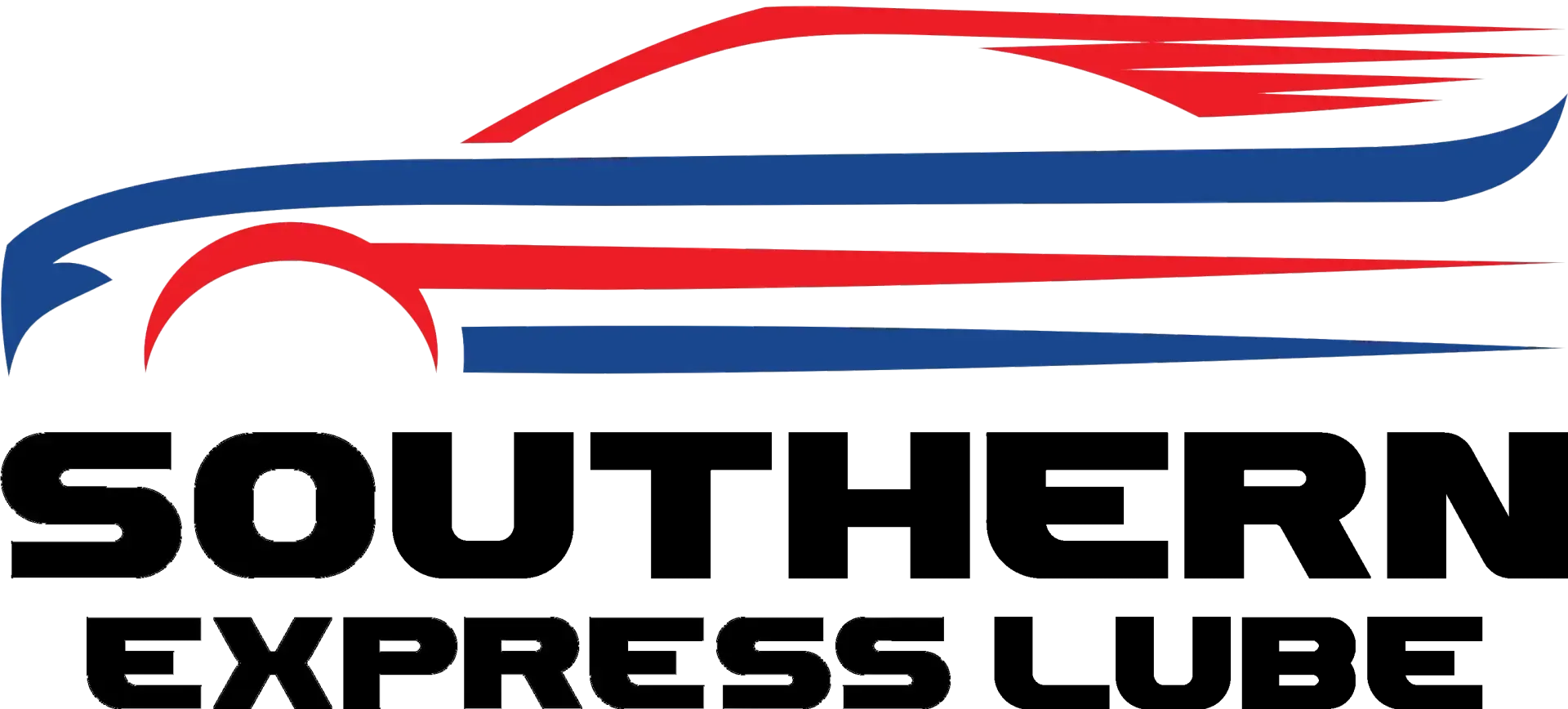 Southern Express Lube logo in red, blue, and black with stylized car graphic
