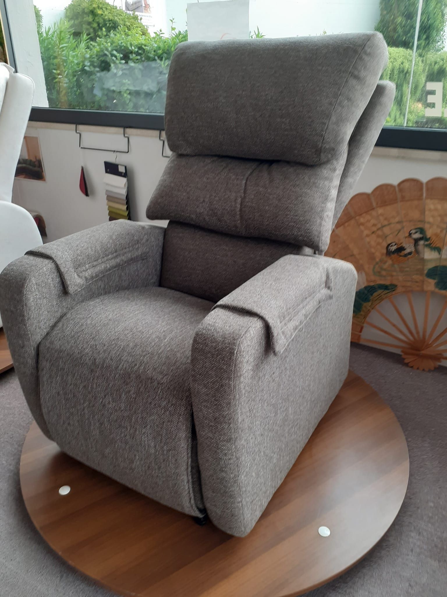 Poltrona relax grigia