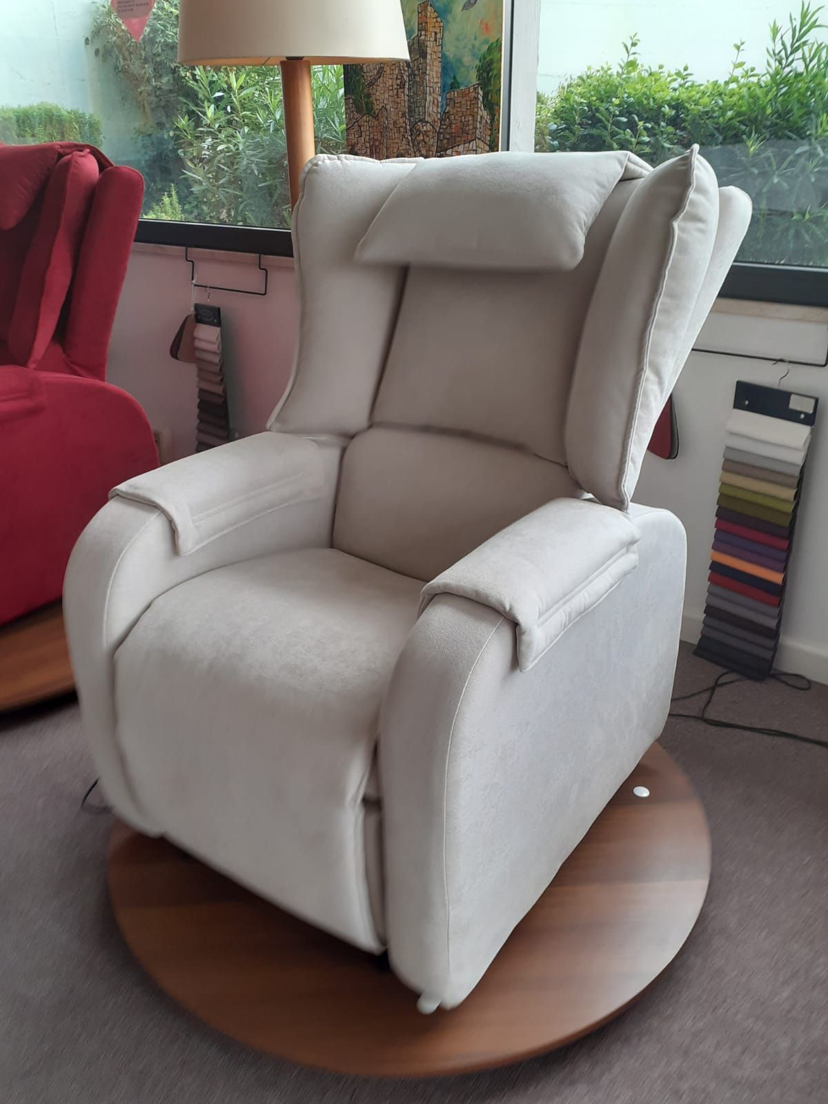 Poltrona relax arancione