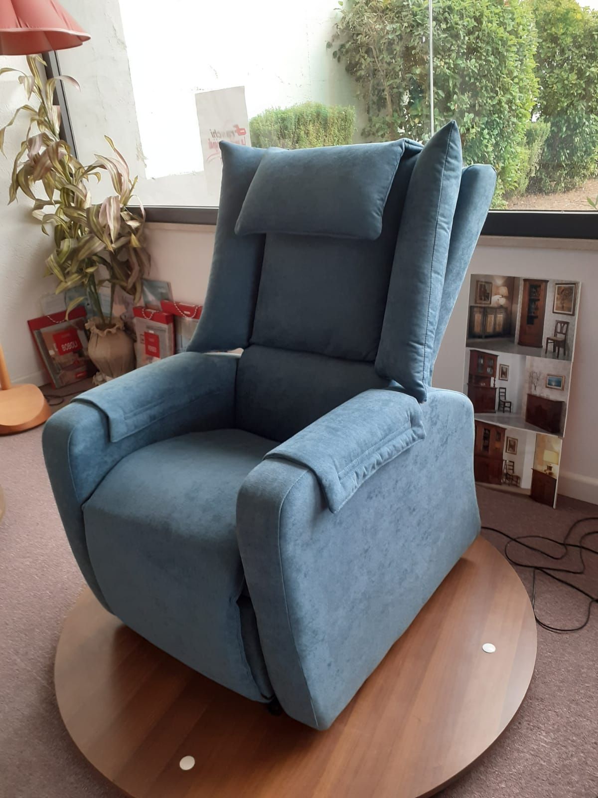 Poltrona relax arancione