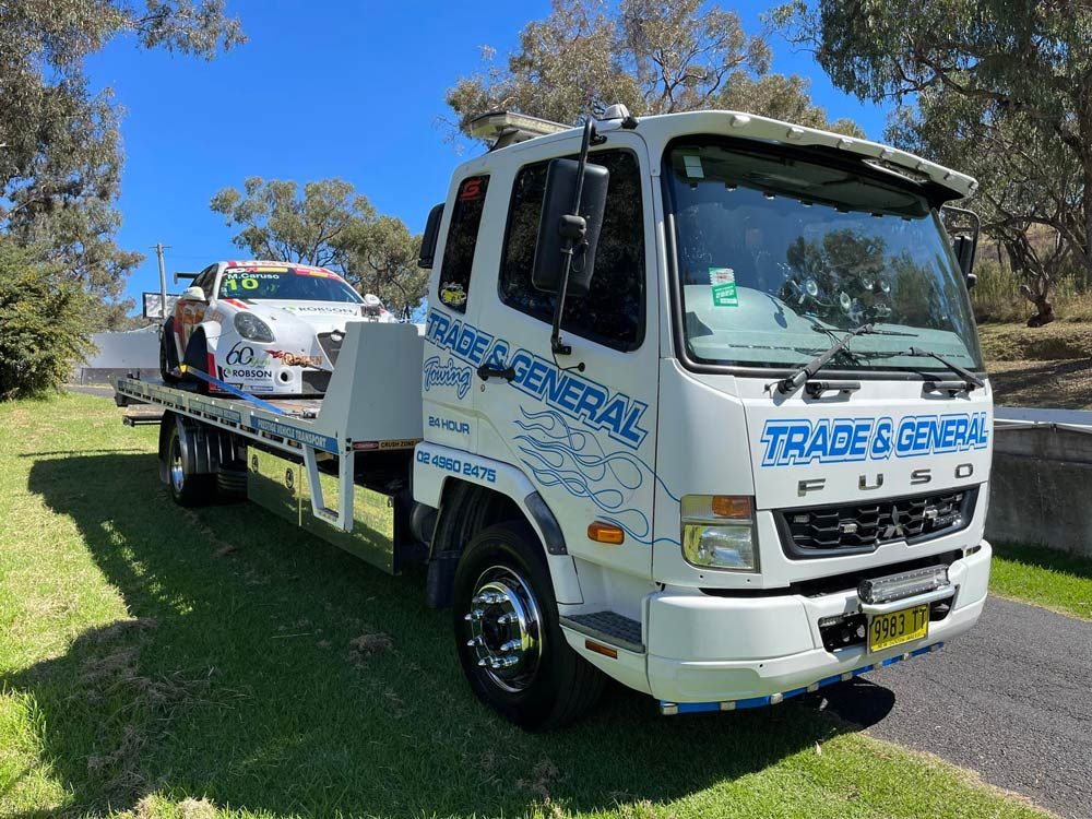 Tow Motor Racking Our Work | Trade & General Towing