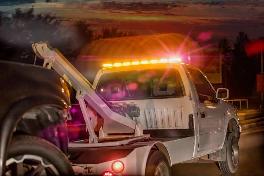Towing Truck on the Move — Trade & General Towing in Sandgate, NSW