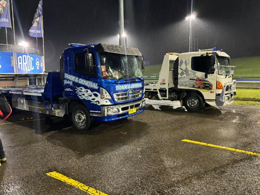 A Rainy Weather Towing