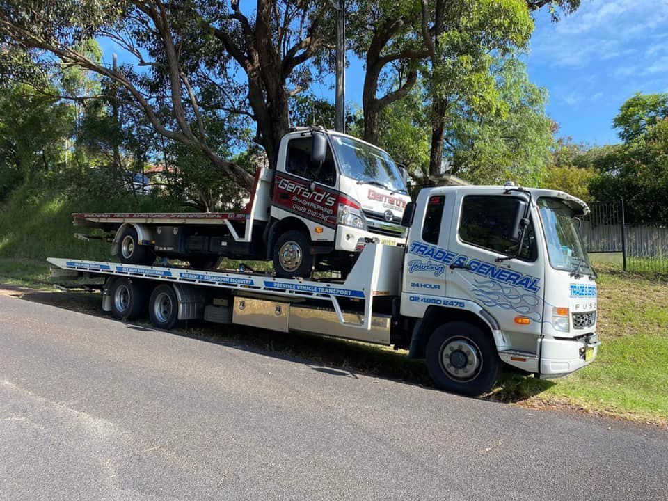 Gerrards Truck Towed by Trade and General Towing — Trade & General Towing in Raymond Terrace, NSW