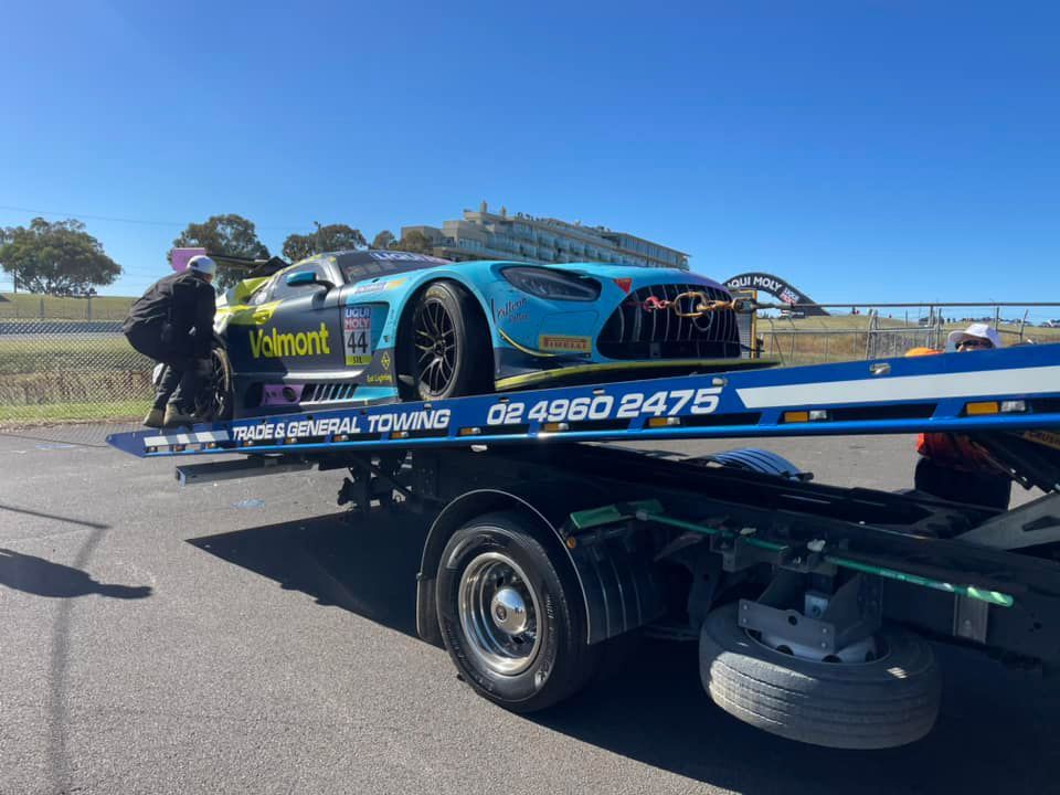 Mercedes AMG GT3 Racing Car — Trade & General Towing in Charlestown, NSW