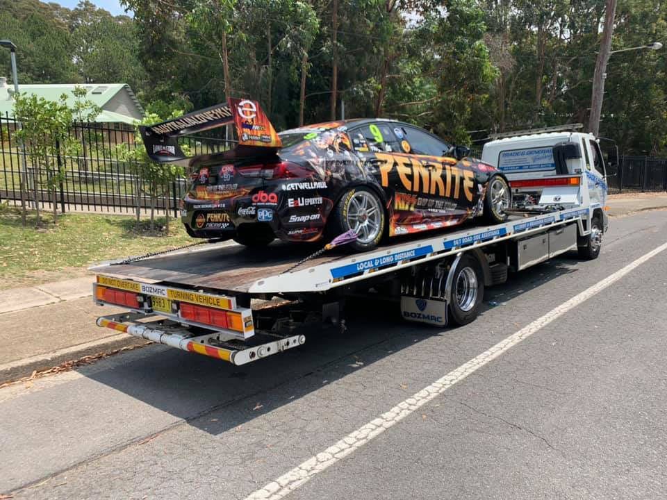 Penrite Racing Car — Trade & General Towing in Hexham, NSW