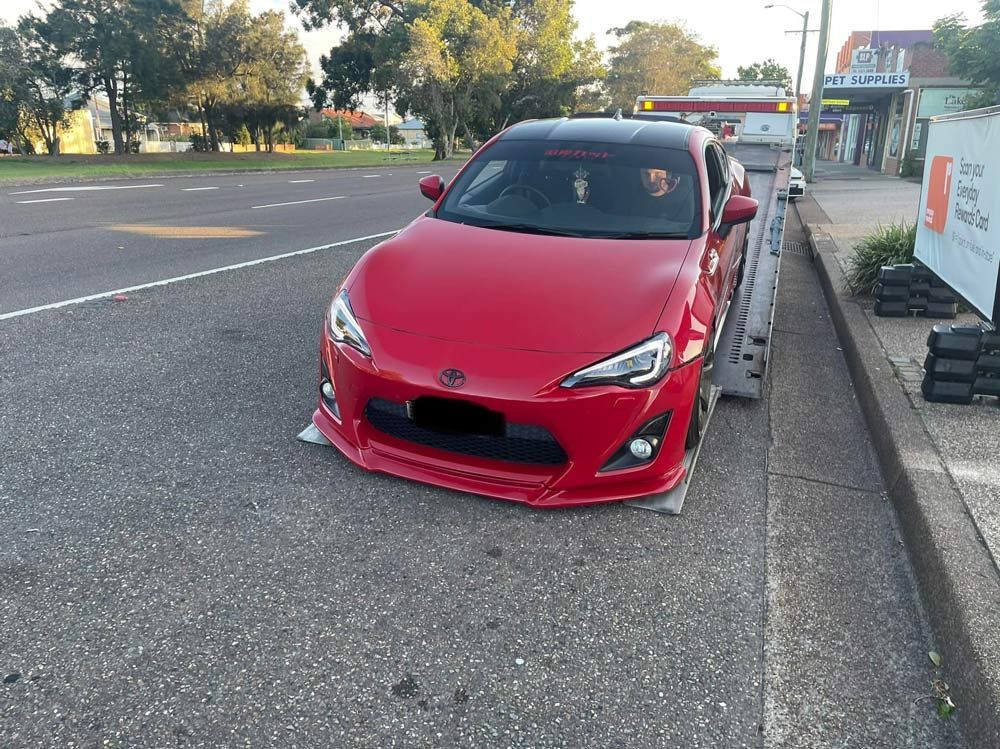 RDX Front Spoiler VARIO X GT86 Front Lip Splitter — Trade & General Towing in Charlestown, NSW