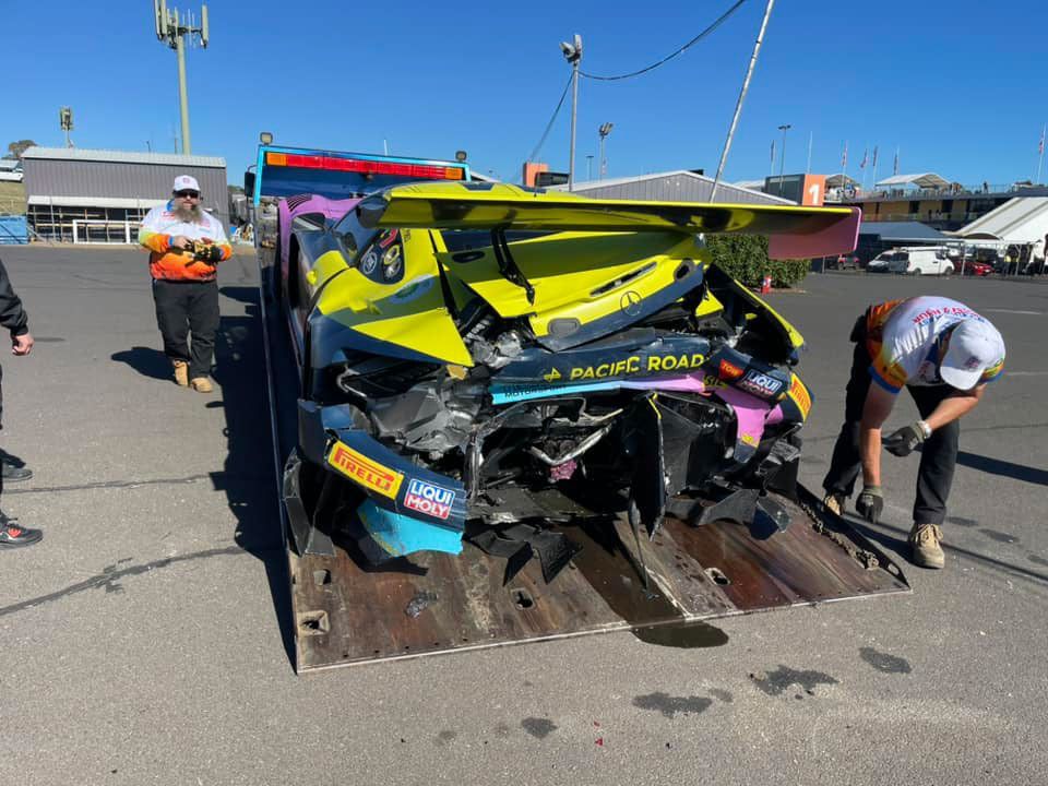Towing the Pacific Road Race Car — Trade & General Towing in Sandgate, NSW