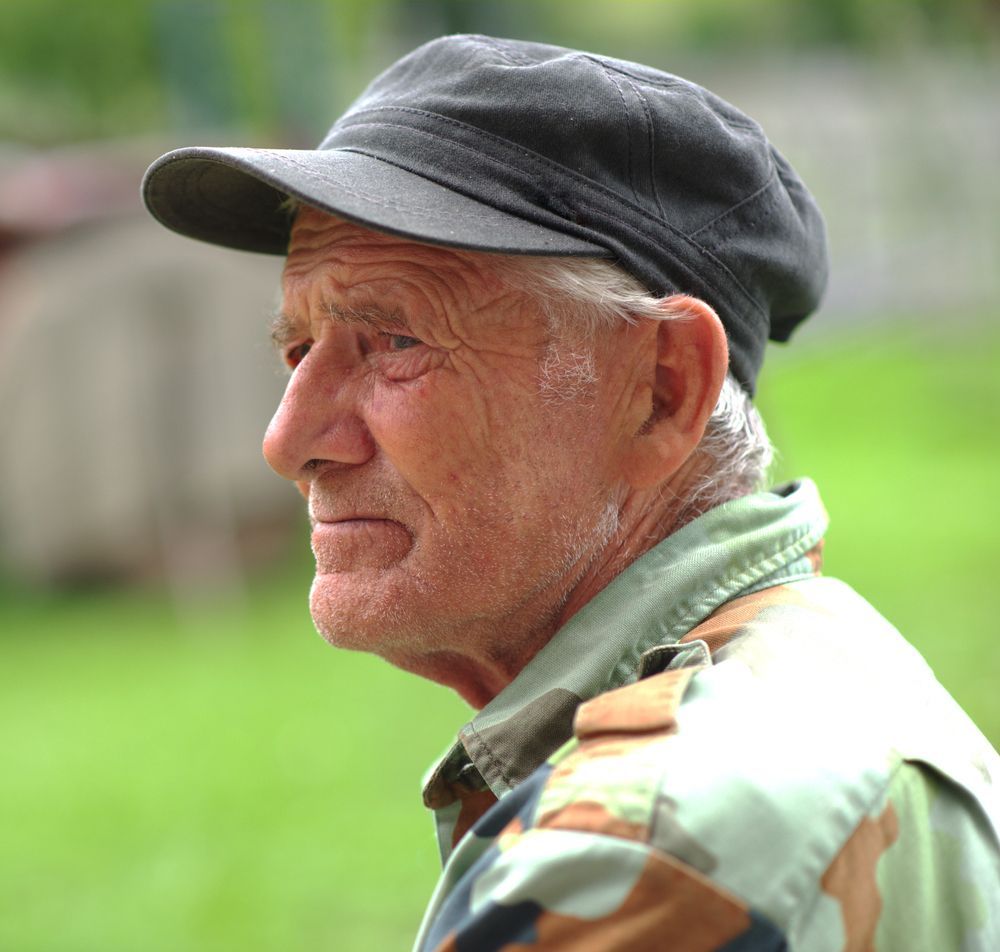 Senior Old Countryside Man