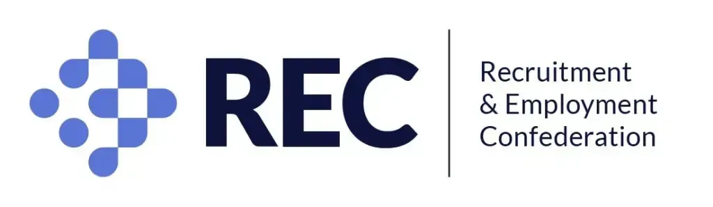 The logo for the recruitment and employment confederacy