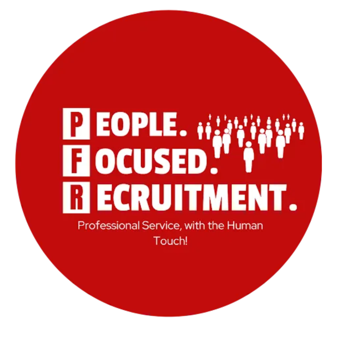 A red circle that says people focused recruitment