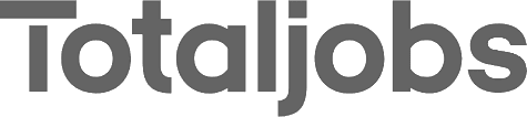 The word totaljobs is written in black on a white background.
