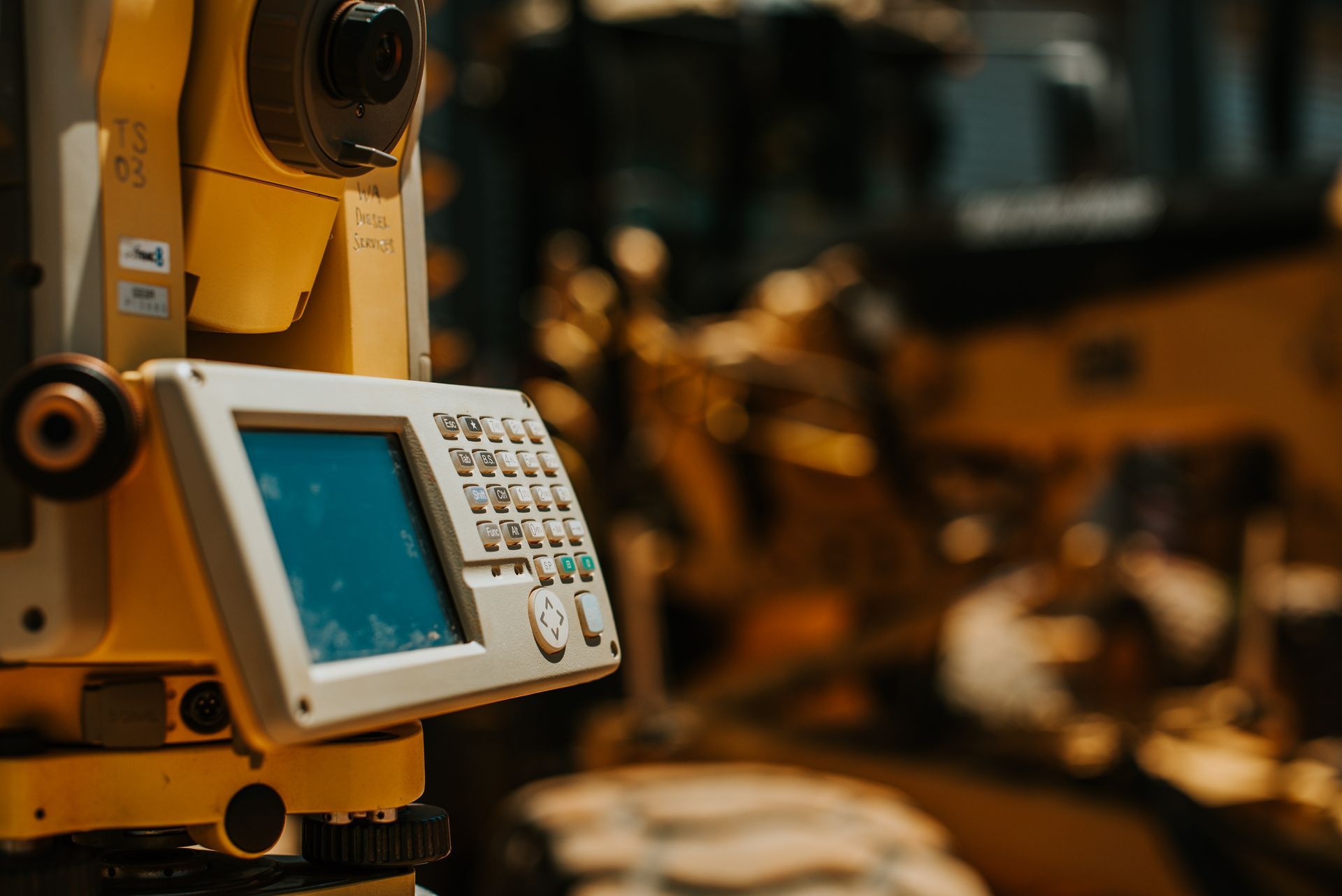 A close up of a remote control on top of a machine.