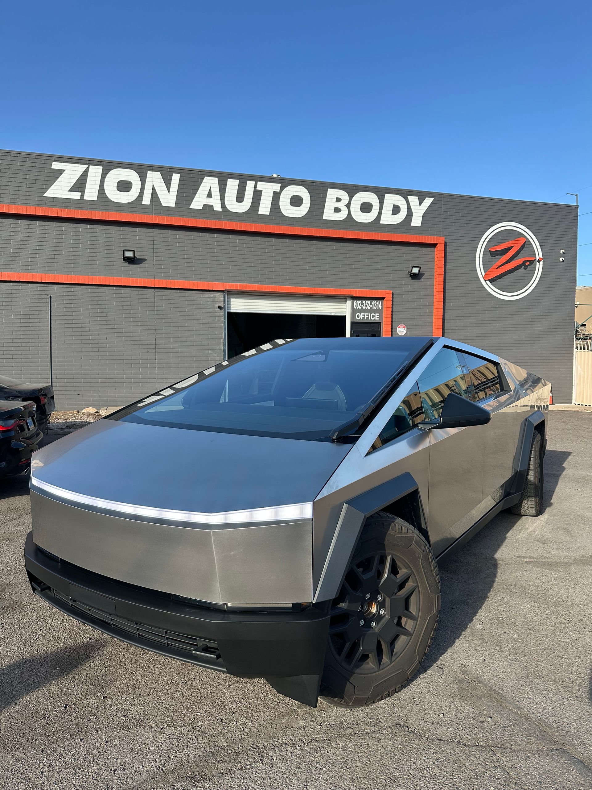 Professionally repaired and detailed vehicle exterior
