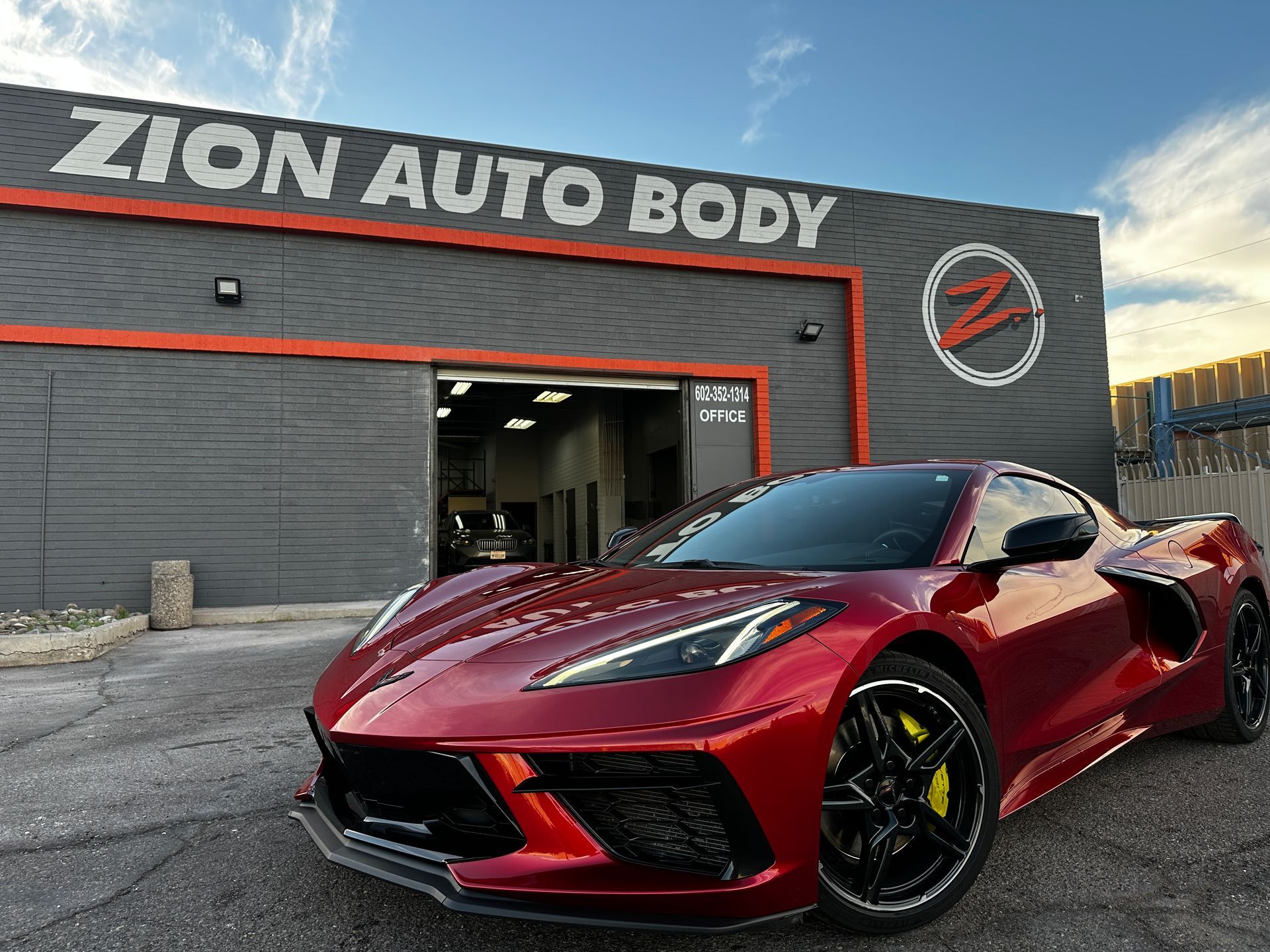 Restored vehicle after full collision repair at Zion Auto Body