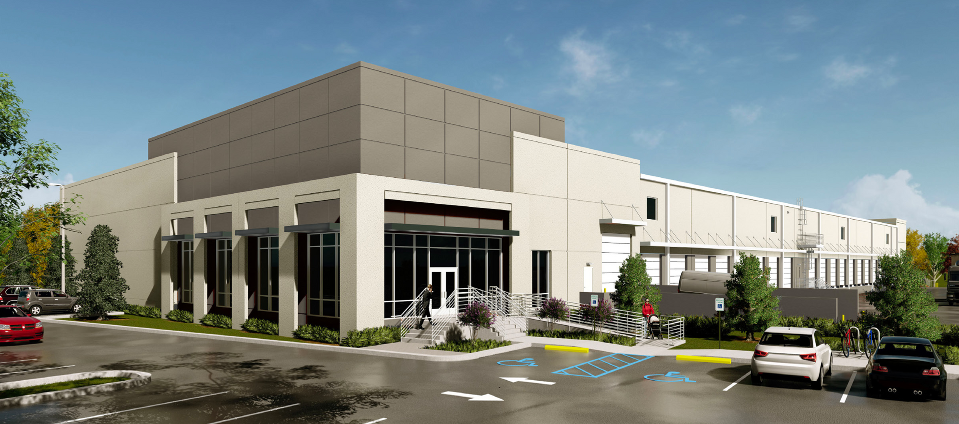 LOGISTICENTER AT SANFORD Industrial warehouse space offered by Steep Capital