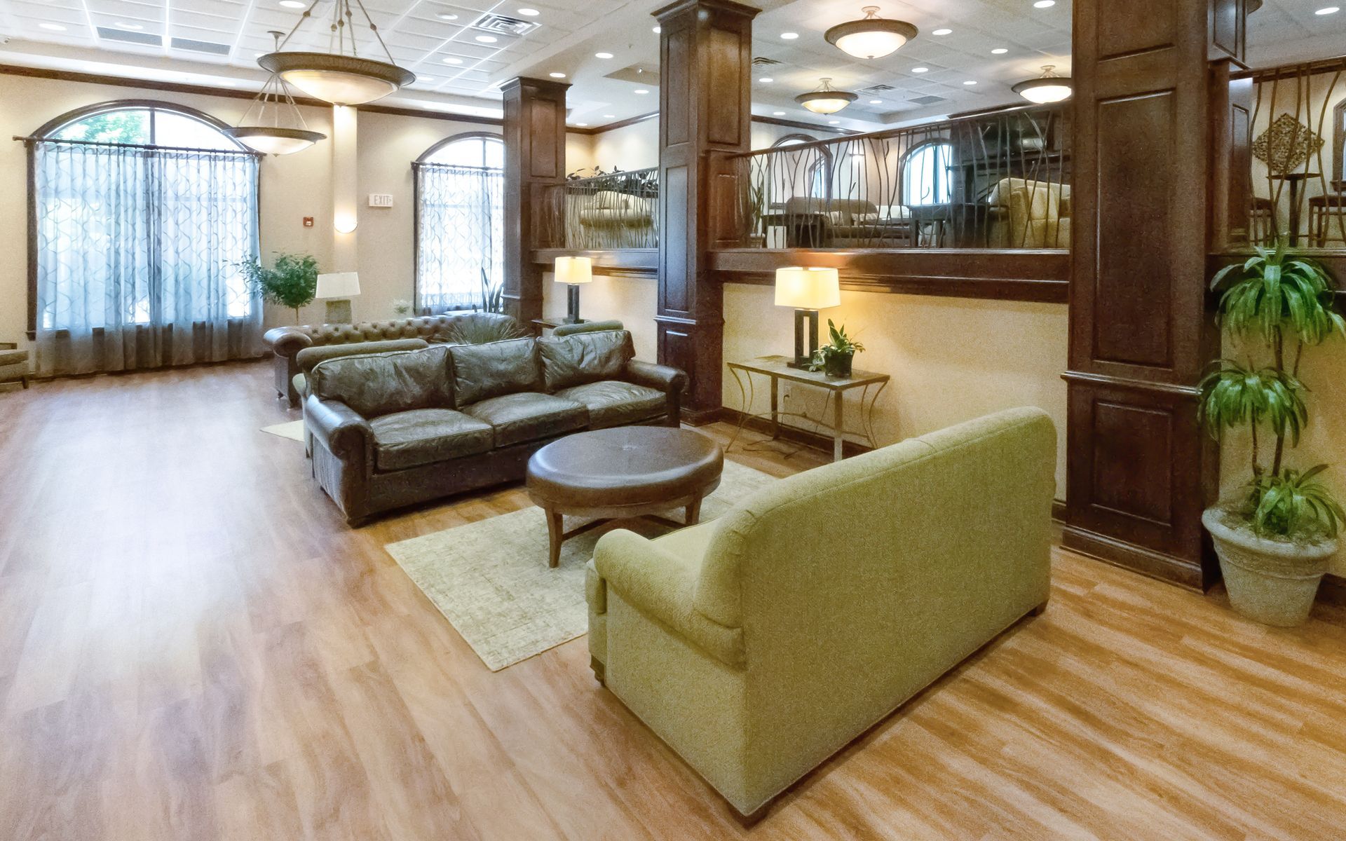hotel lobby