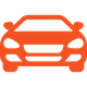 car front view icon car front view icon
