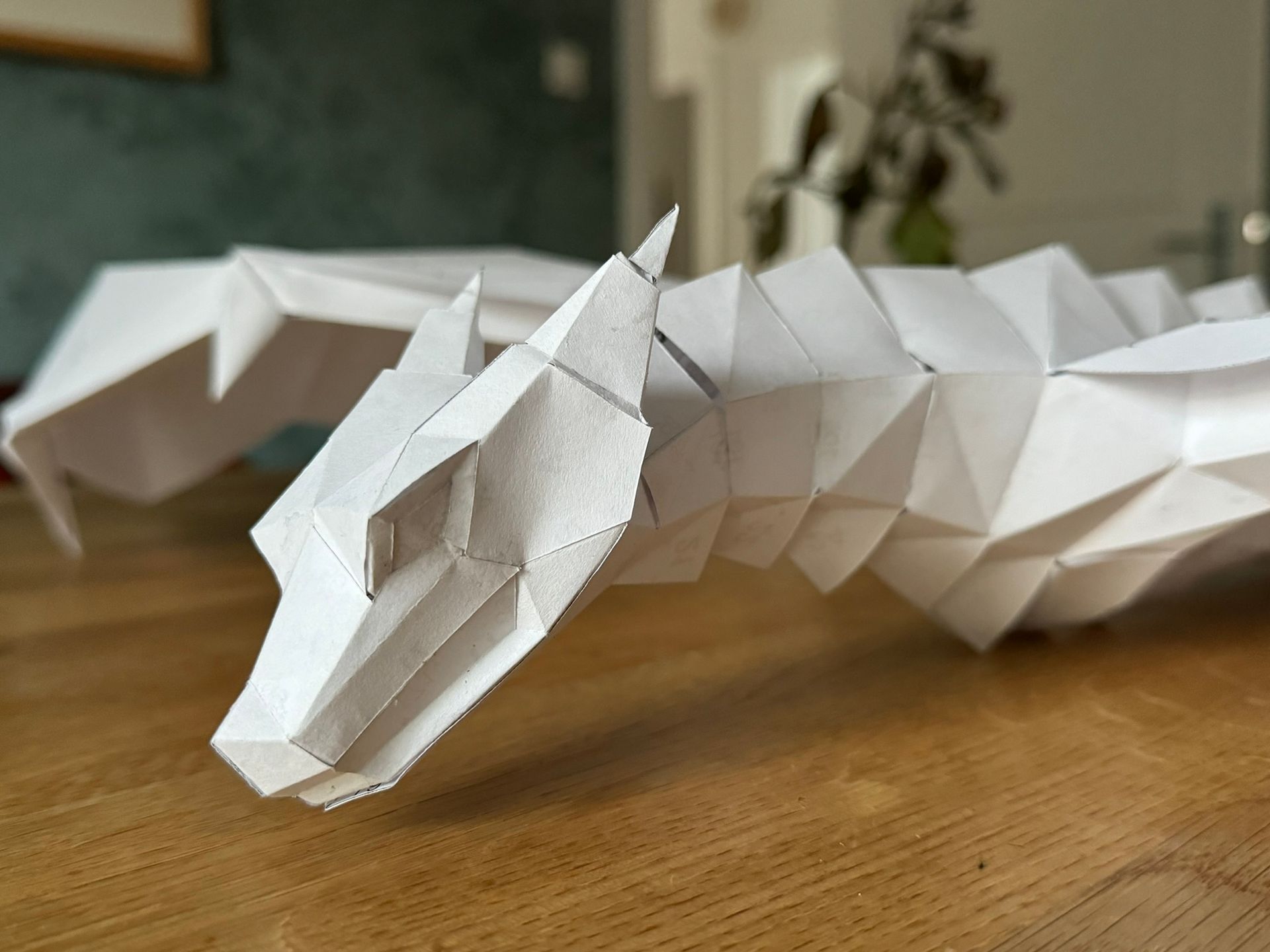 Drachen, Papier, Origami, Kunst