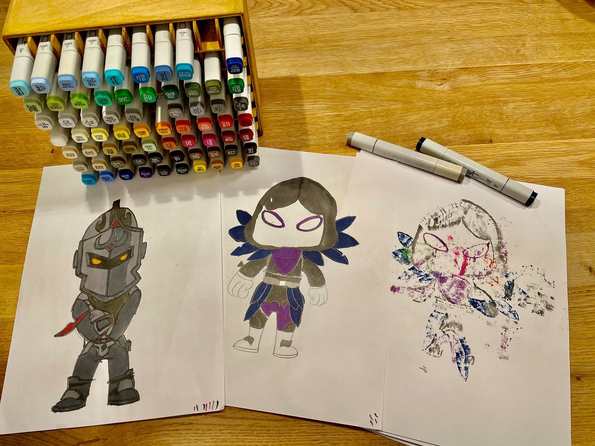 Copic Marker, Comic, Zeichnen