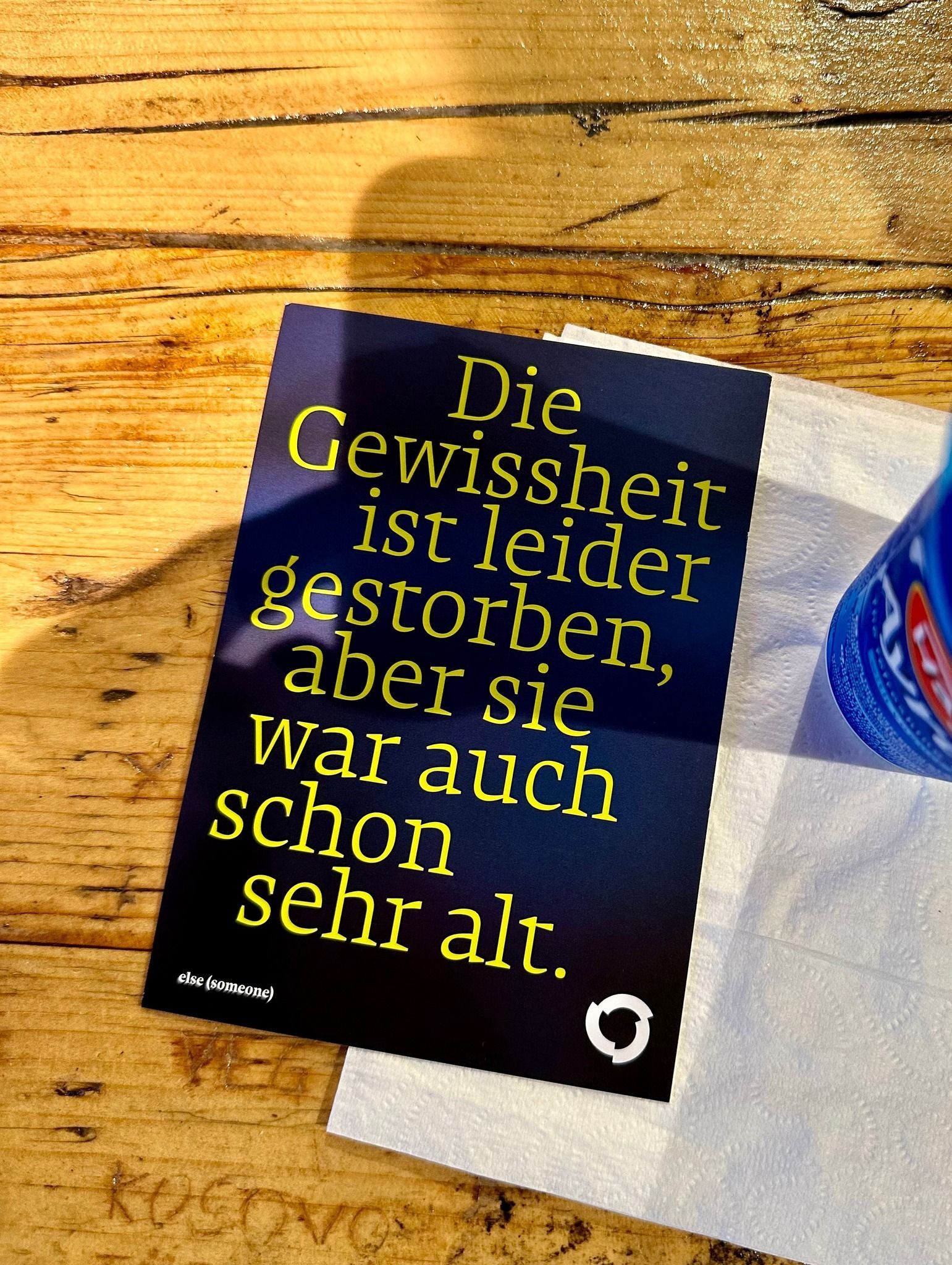 Gewissheit, Hartmut Ulrich