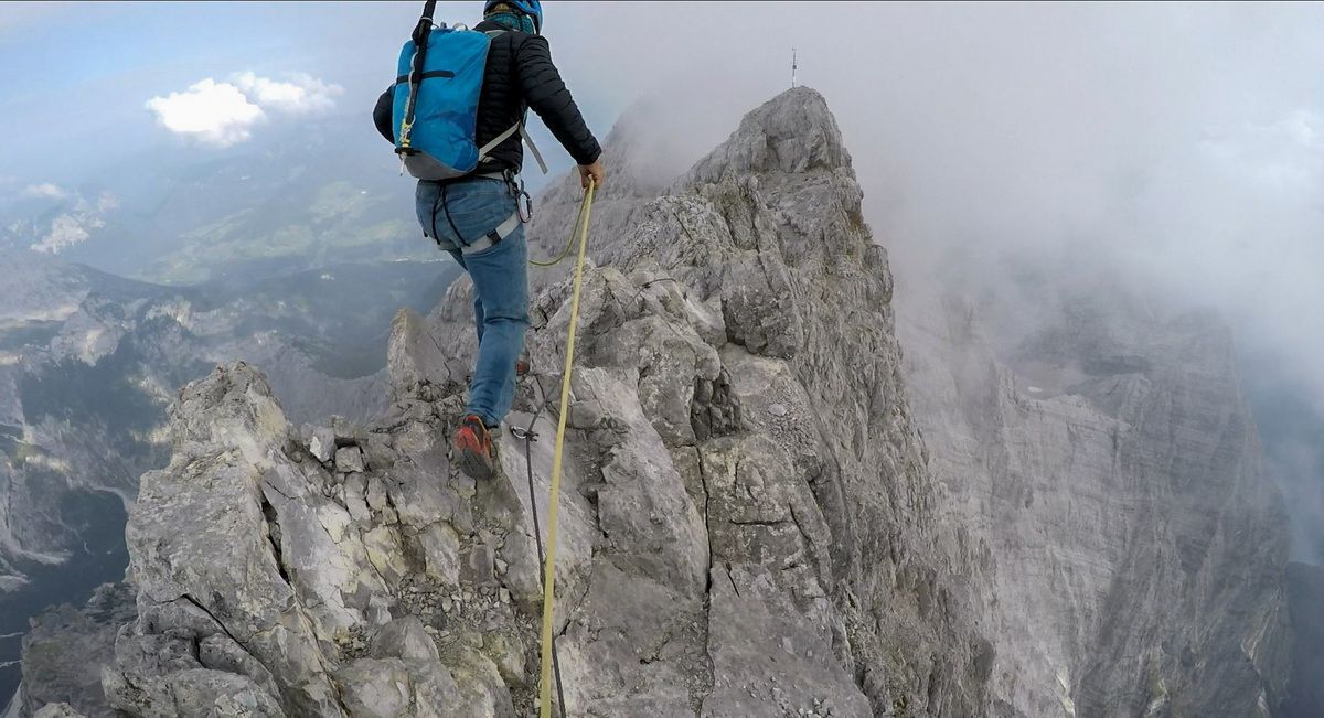 Bergsteigen, Ostalpen, Watzmann, Ostwand, Überschreitung, Hartmut Ulrich