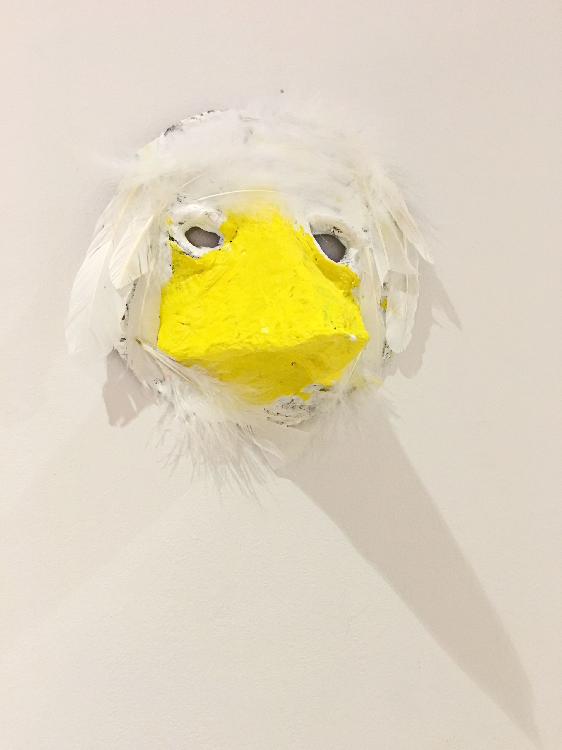 Basteln, Vogelmaske, Pappmache