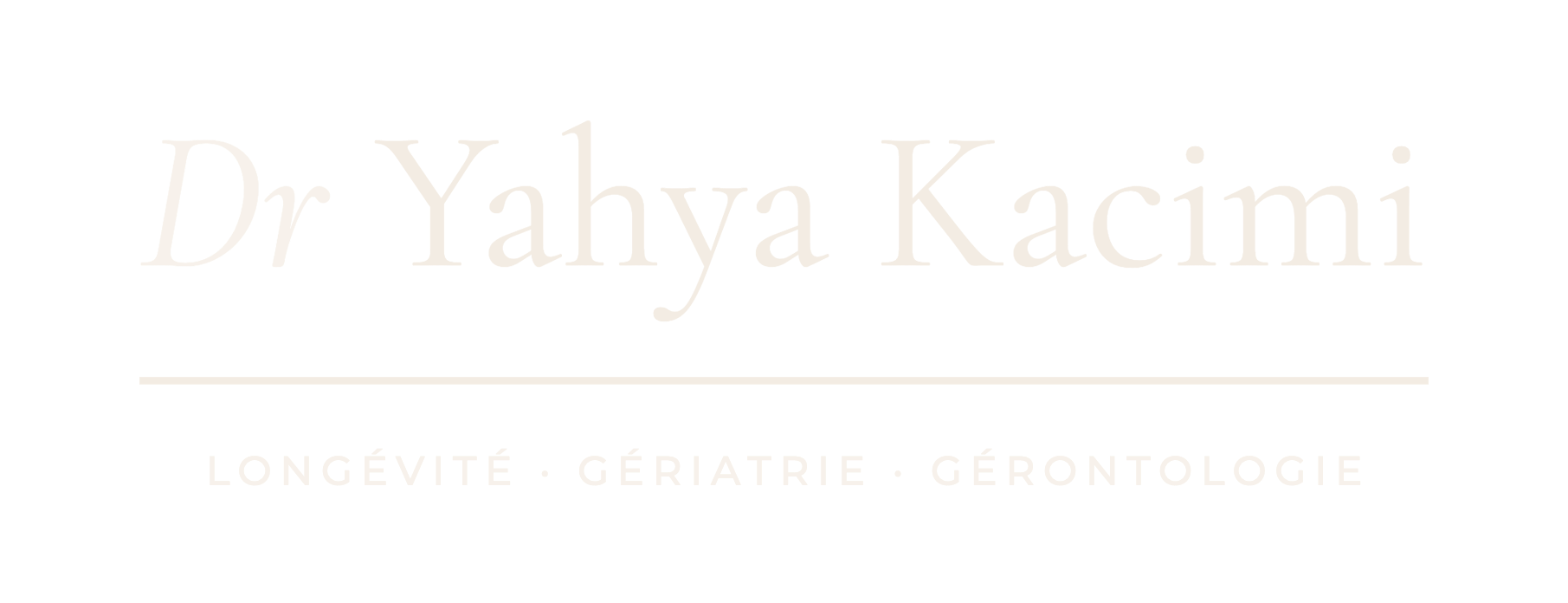 Logo du cabinet gériatre Dr Yahya Kacimi