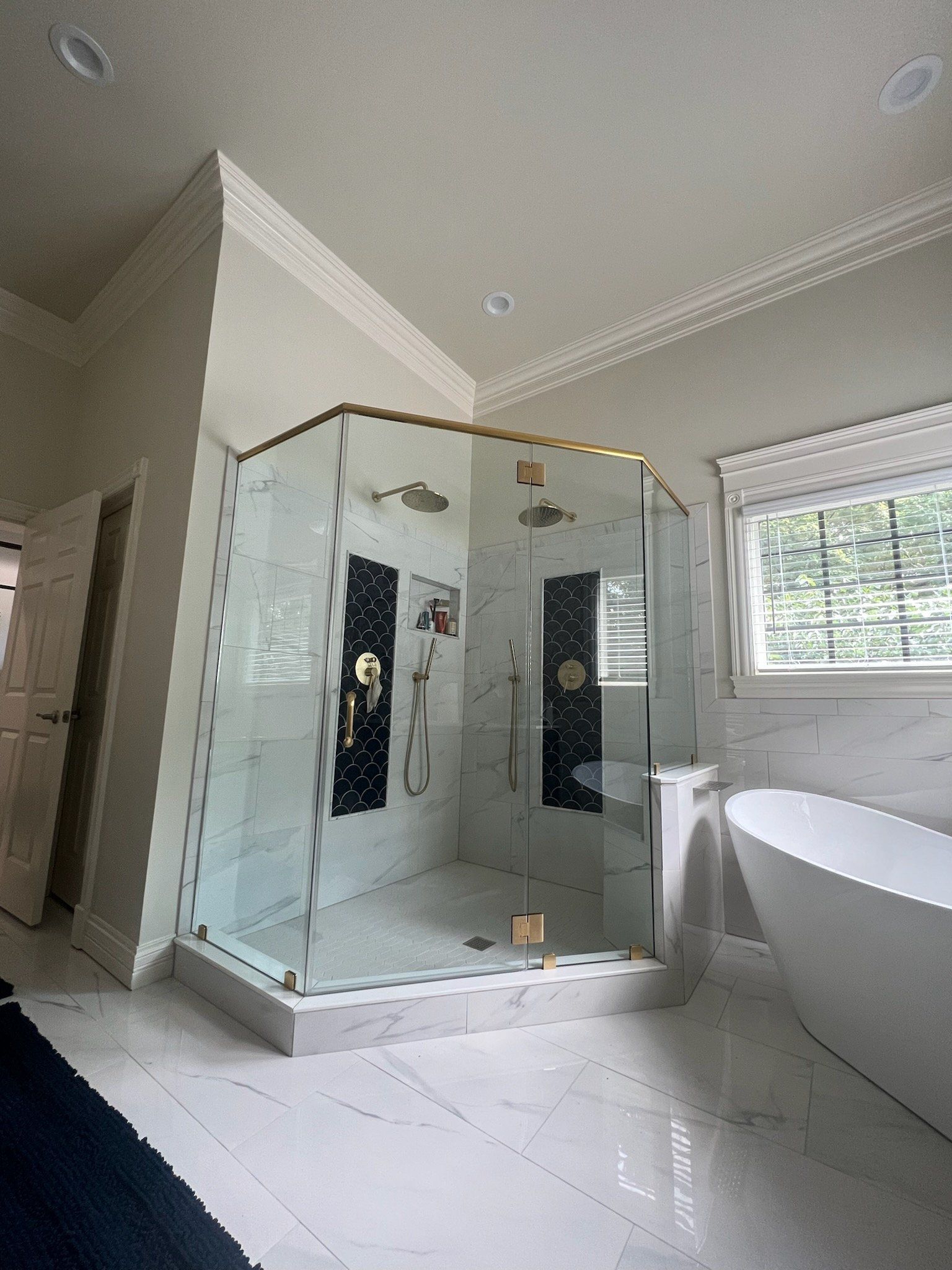 Custom Mirrors — Custom Two Glass Door in Louisville, KY