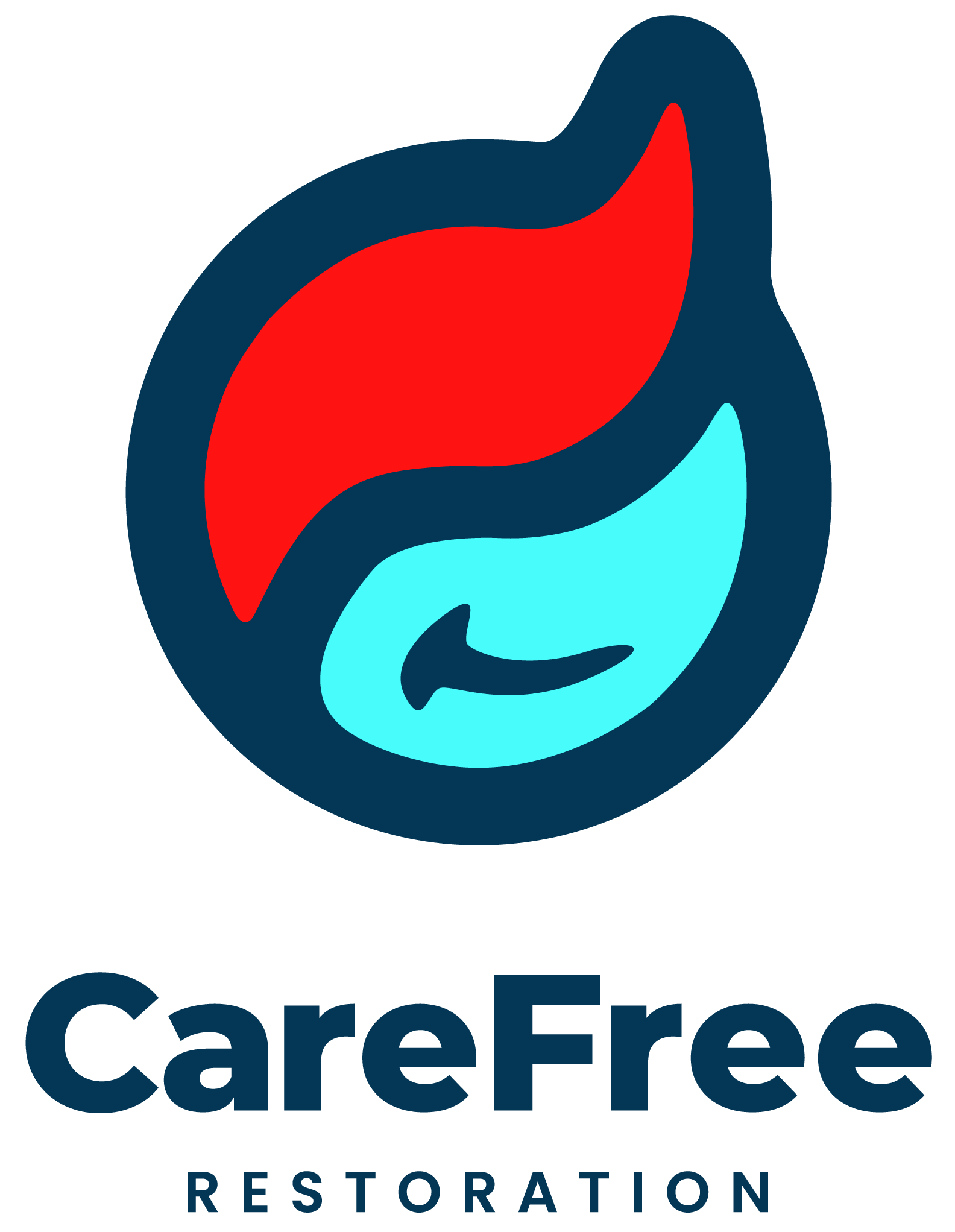 CareFree Restoration Stacked Logo