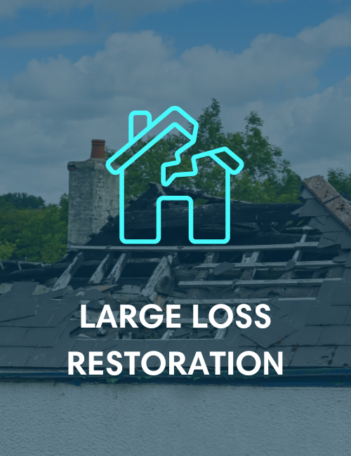 broekn house icon indicating large loss restorations