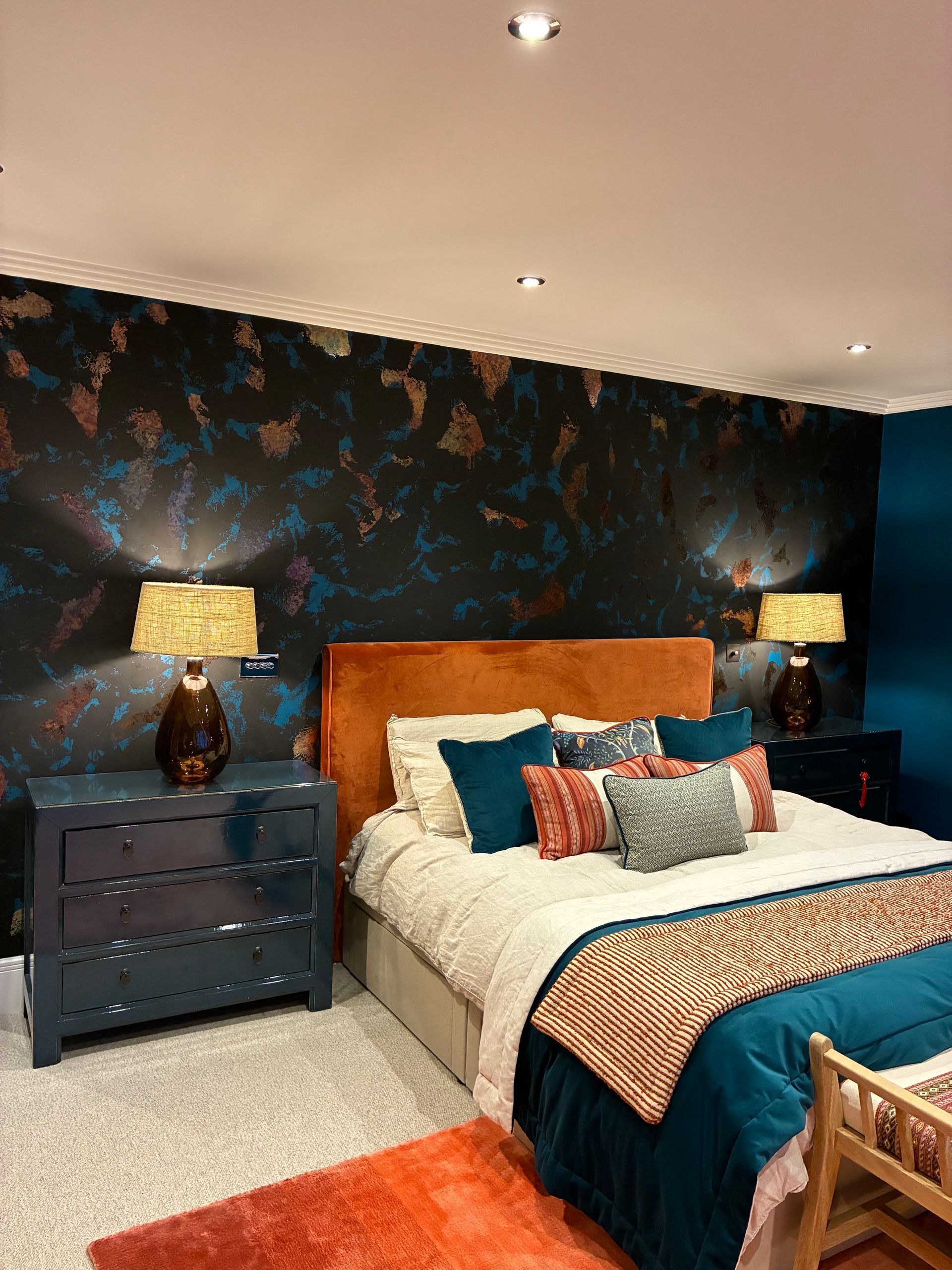 luxury-master-bedroom-milford on sea-copperdoor-interior-design