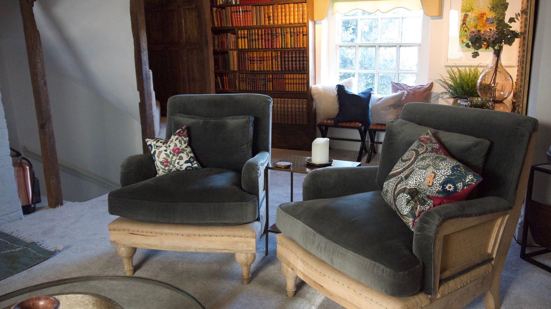Reading room from Copperdoor Interior Design
