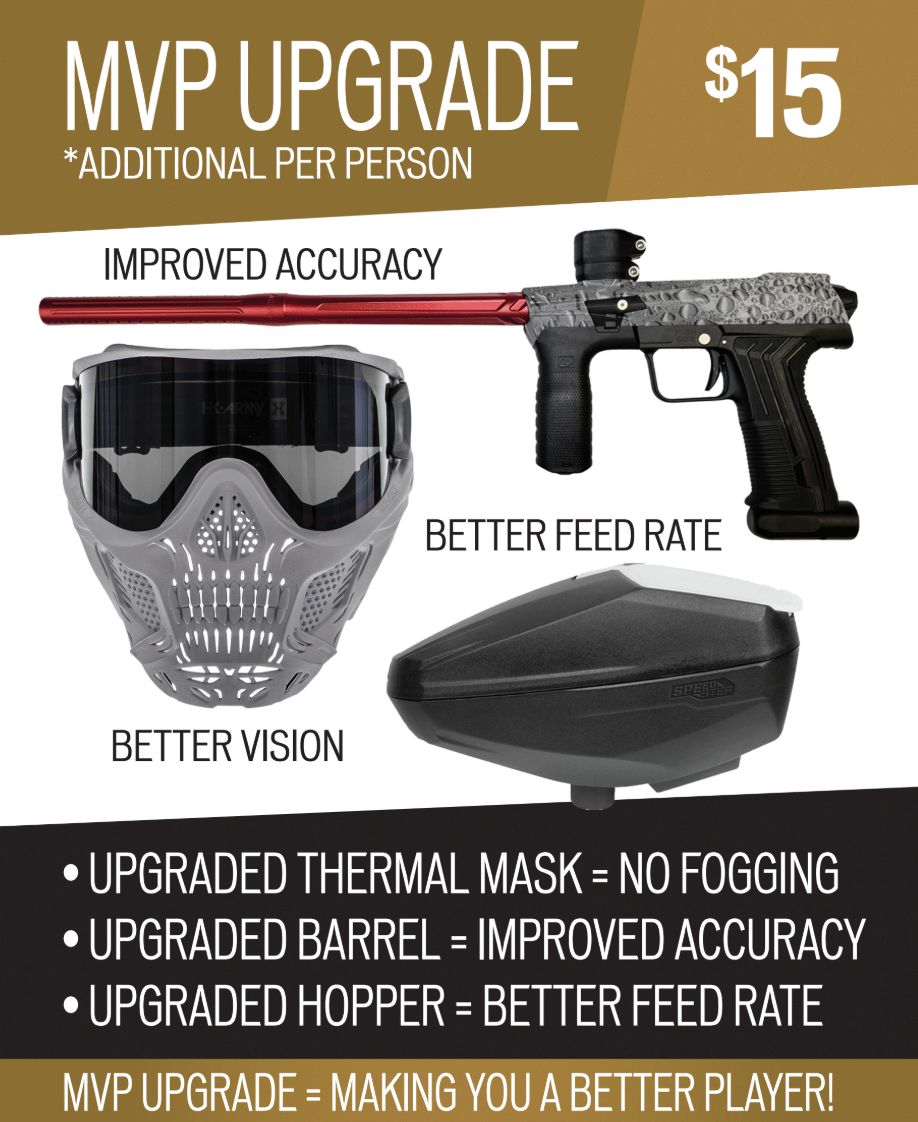 Upgraded Paintball Rental Marker Upgraded Paintball Rental Marker