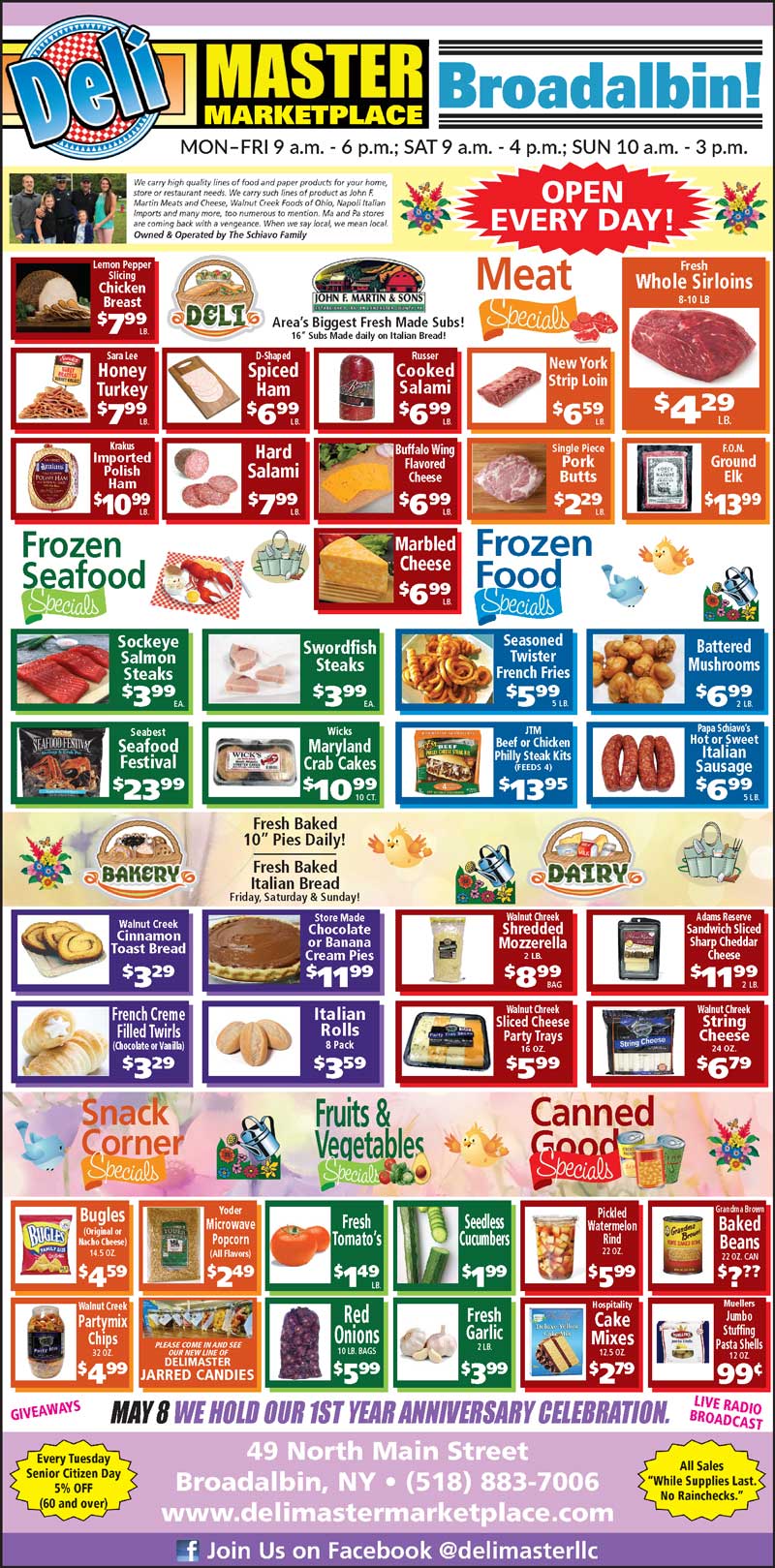 Wholesale Grocers Broadalbin, NY Deli Master