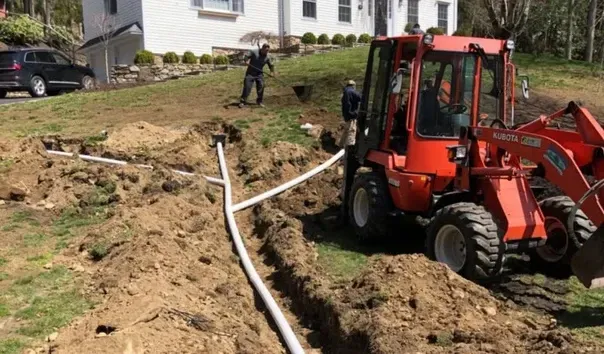 french drain downspout drainage stratford ct
