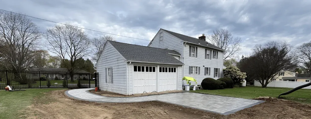 hardscape patio walkway in orange ct